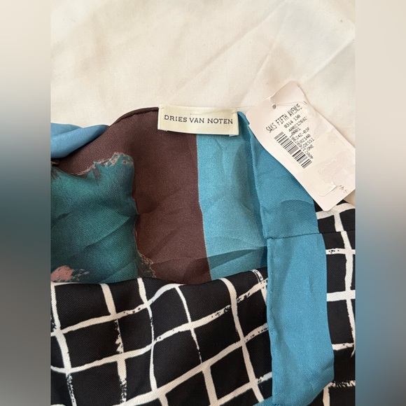 Dries van Noten Reversible Paneled silk midi wrap skirt - Picture 5 of 11